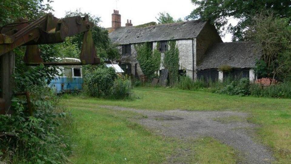 Derelict farm buildings Located close to Kirby Road in Glenfield, Leicester.