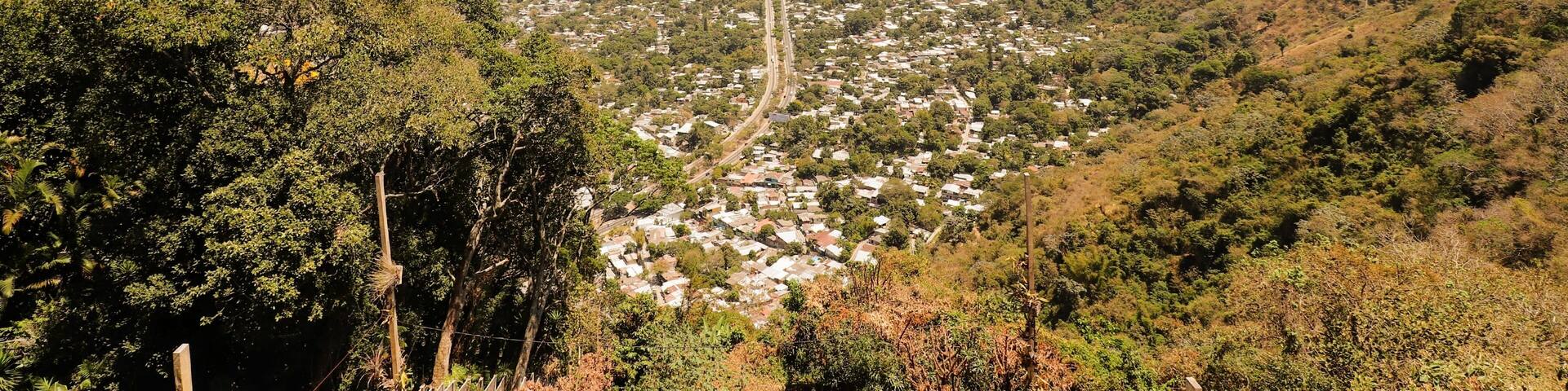 View from Planes de Renderos, El Salvador