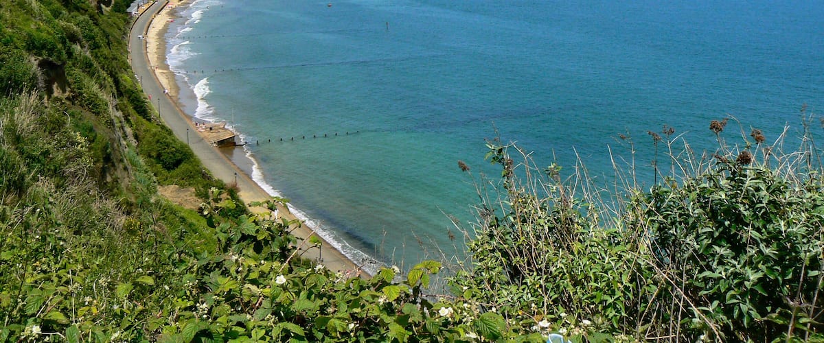 Looking towards Sandown in the distance. Right below is Lake.