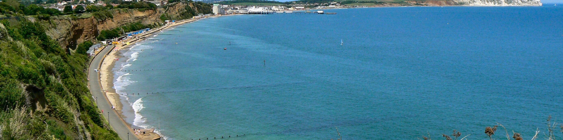 Looking towards Sandown in the distance. Right below is Lake.