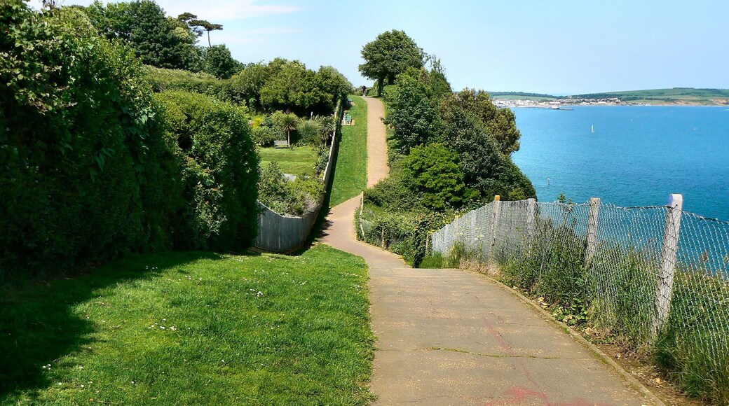 Looking towards Sandown in the distance.