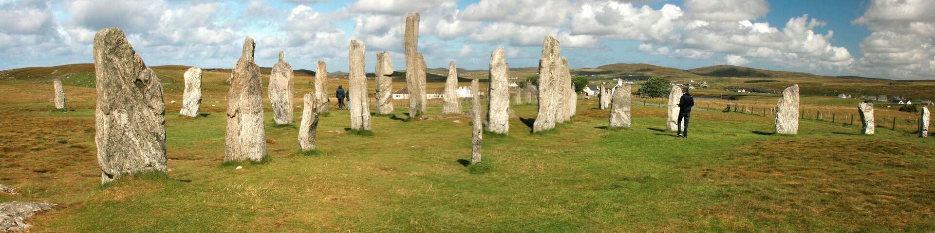 Piedras de Callanish en el verano de 2011. Erigidas en el Neolítico, están consideradas uno de los crómlech más importantes de Escocia. Se encuentran en las Hébridas Exteriores.