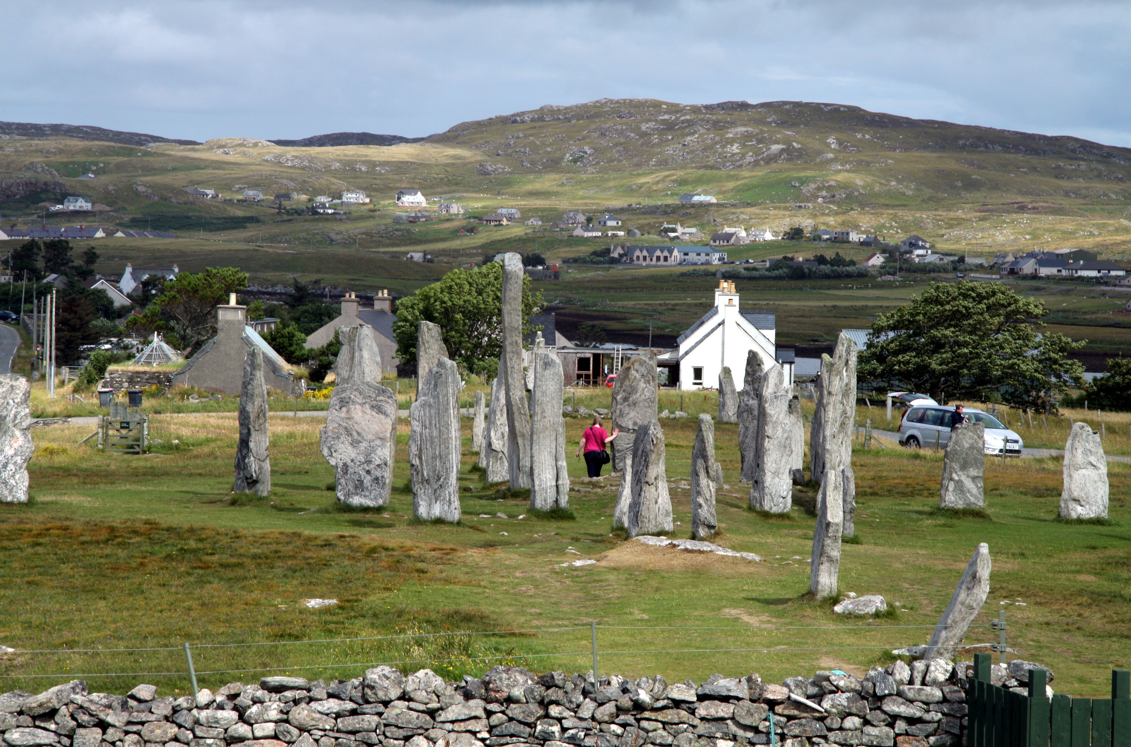 Stone cyrcle Callanish Stones near Callanish village, Isle of Lewis, Outher Hebrids, Scotland