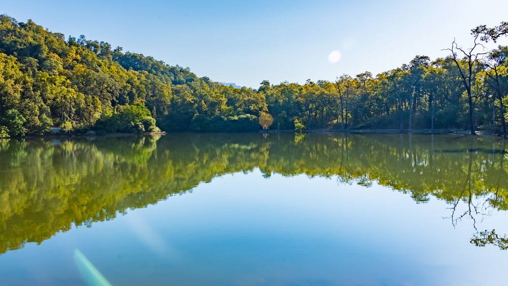 Bedkot Dham and Bedkot Lake with Shiva Temple of Bhimdatta Municipality, Mahendranagar, Kanchanpur, Nepal