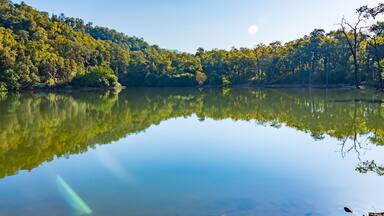 Bedkot Dham and Bedkot Lake with Shiva Temple of Bhimdatta Municipality, Mahendranagar, Kanchanpur, Nepal