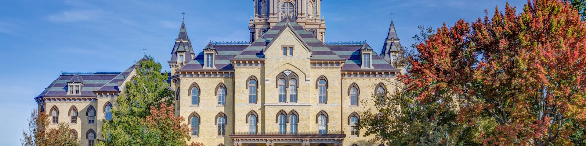 Main Administration Building on the Campus of Notre Dame University