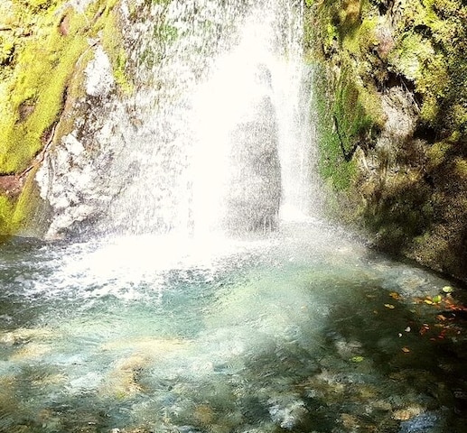 Found this waterfall while staying at the campsite