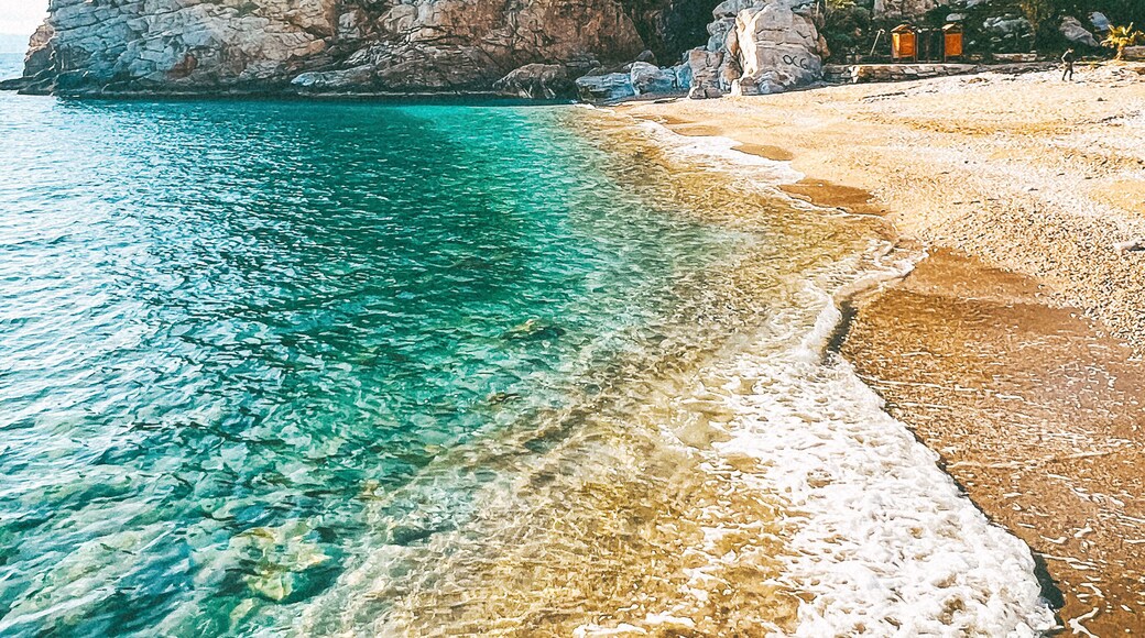 Paleokastro Beach, Rodia, Crete Island, Greece