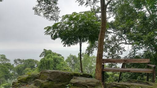 Sajek valley in rainy season.