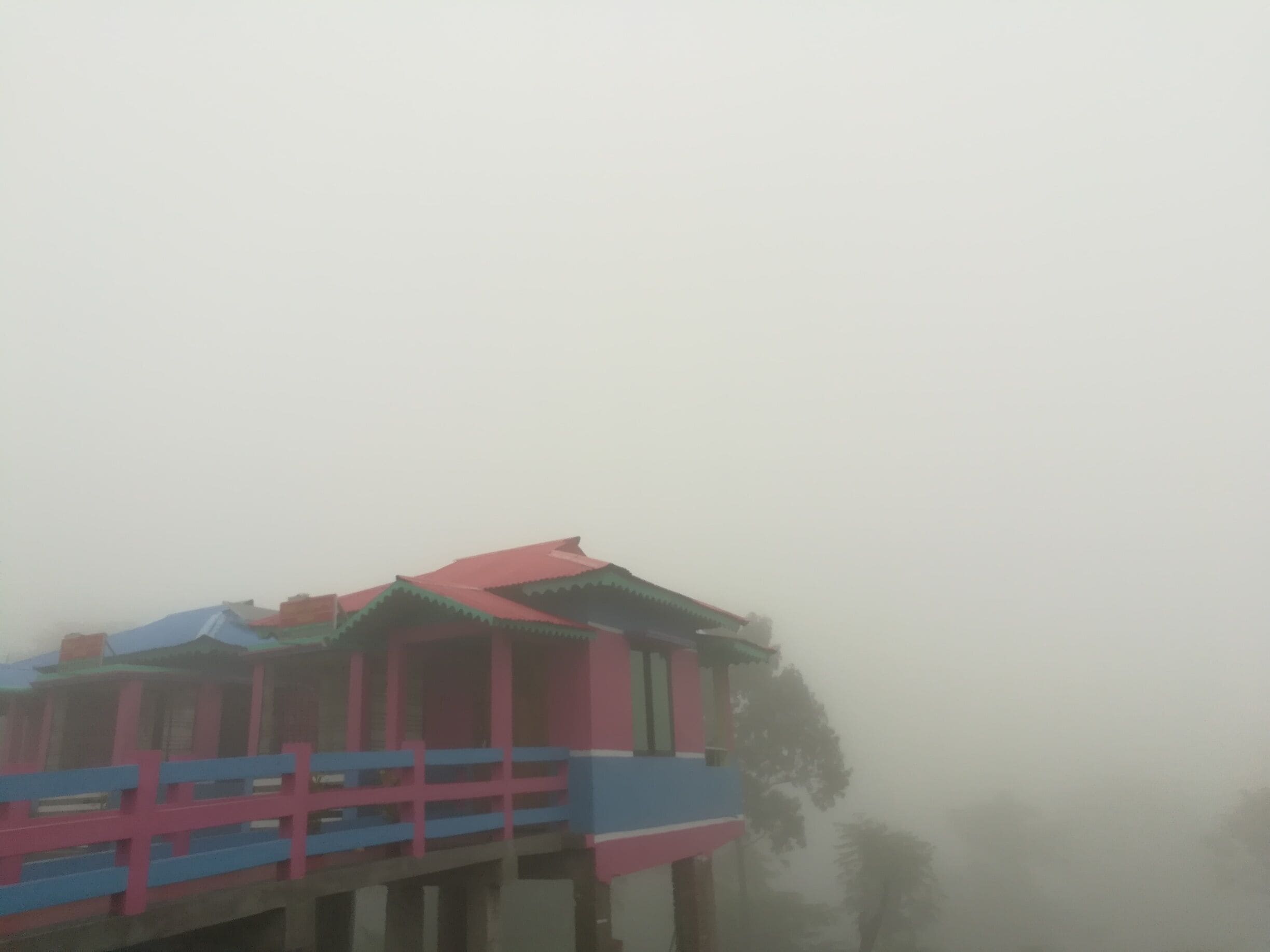 Sajek valley in rainy season.