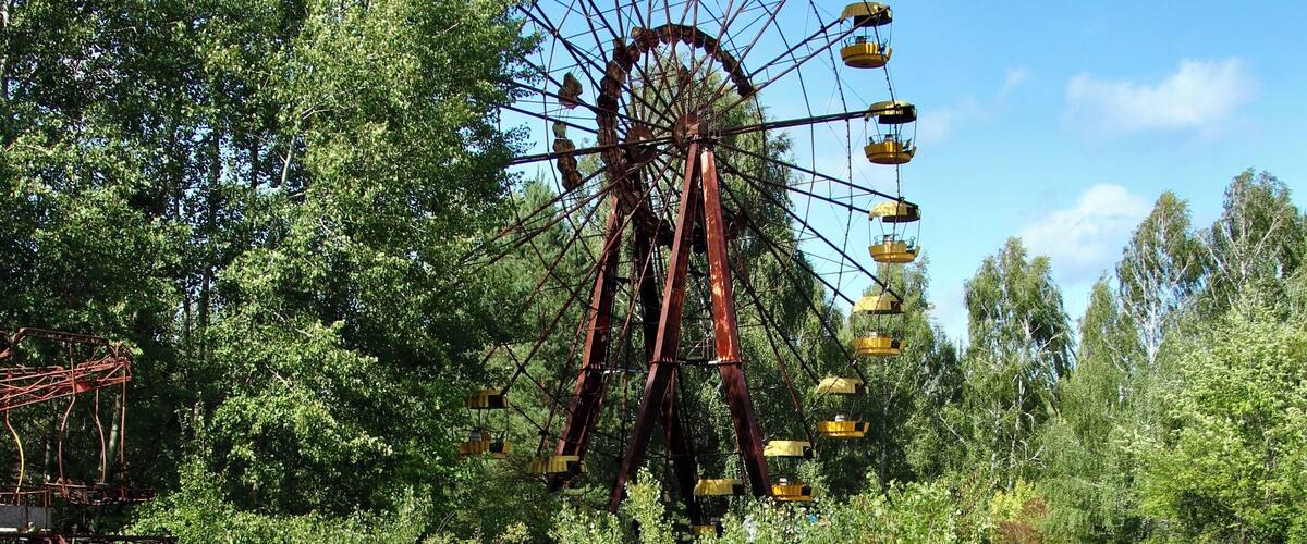 🎡 #nucleardisaster #exclusionzone #pryp’yat’ #ukraine #ferriswheel