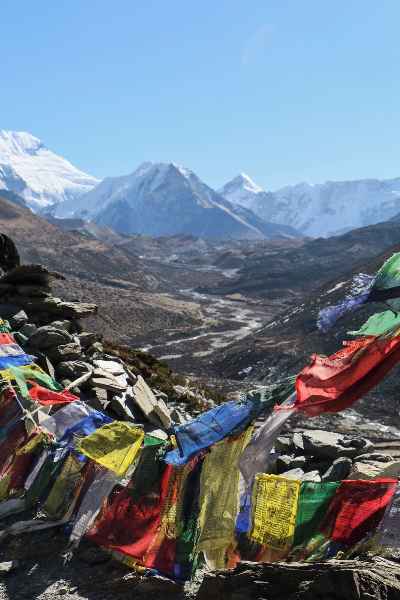 it was on day 5 of the Everest Base Camp Trek that our group began to feel the effects of AMS (Acute Mountain Sickness). 
What I remember about Dingbochure (14,435ft) was that we watched the movie Everest, drank delicious hot chocolate, and I met a group of lads that we're summiting!