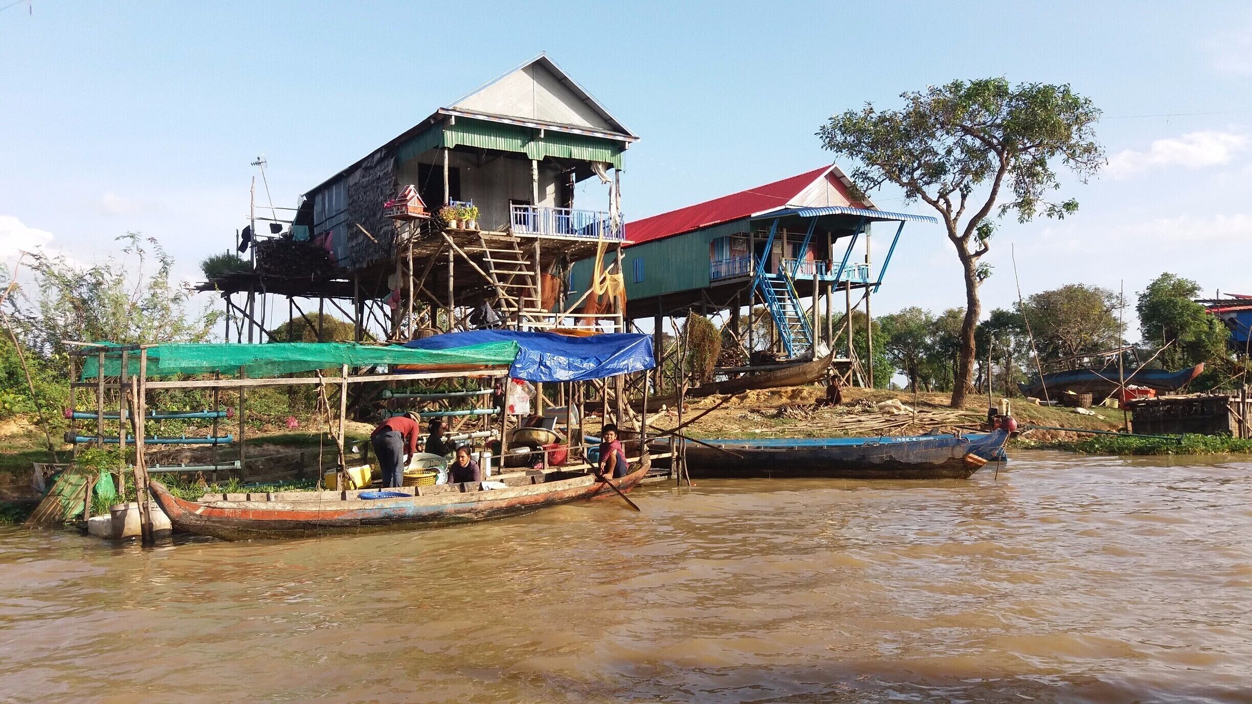 #ExpediaCares

An Evening by the River!

The Mekong river in Cambodia is the main source of life for the people in the Floating Village. The houses are built along the river bank and are on stilts to avoid flooding. The way of life of the villagers there are beyond basic and running water and electricity are almost unheard of.