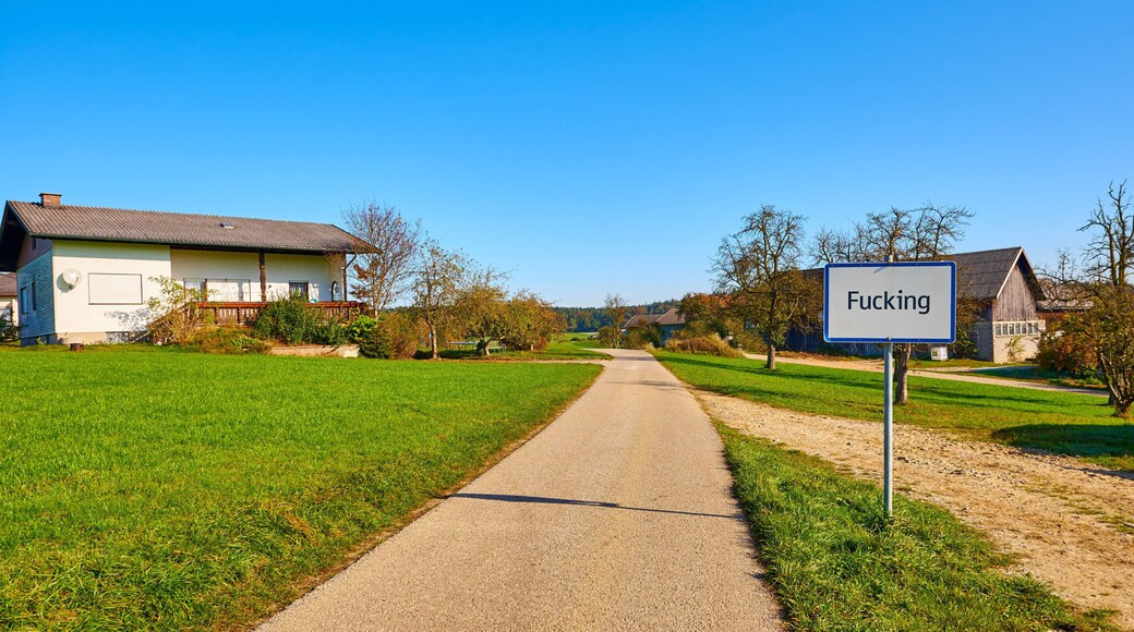 The village of Fucking, Austria