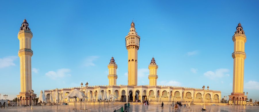 Great Mosque of Touba, building in the city of Touba in Senegal, burial place of Cheikh Amadou Bamba, Senegal