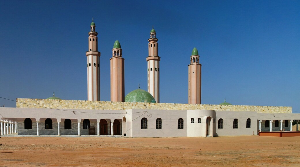Exterior view of Touba mosque in Senegal