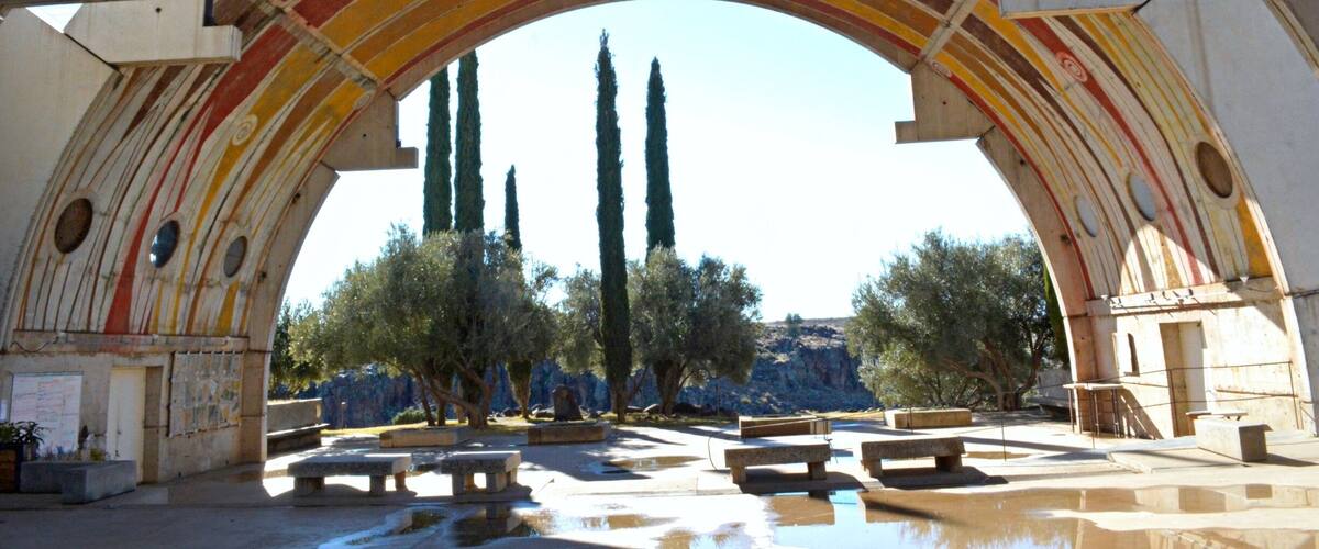 Tucked away in the Arizona highlands--spend the night here through their website or through AirBNB, or you can take a tour during opening hours and visit!
More on http://www.ajauntwithjoy.com