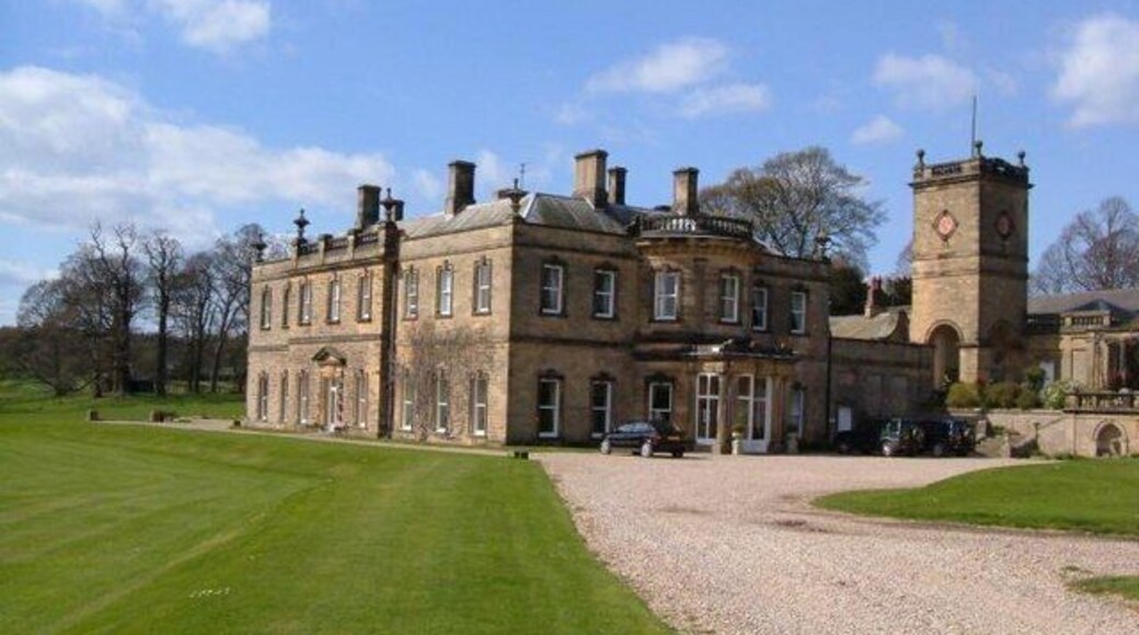 Hartforth Hall Hartforth Hall Hotel. The house was built in 1740 with early C 19 additon and a water tower built c.1850.