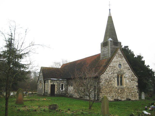Parish church of St Mary the Virgin, Wexham, Berkshire, seen from the west