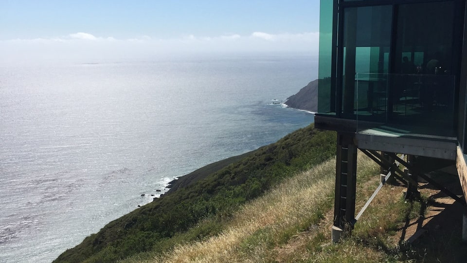 Expensive but amazing spot for a meal. It's like you can see to forever from your table...