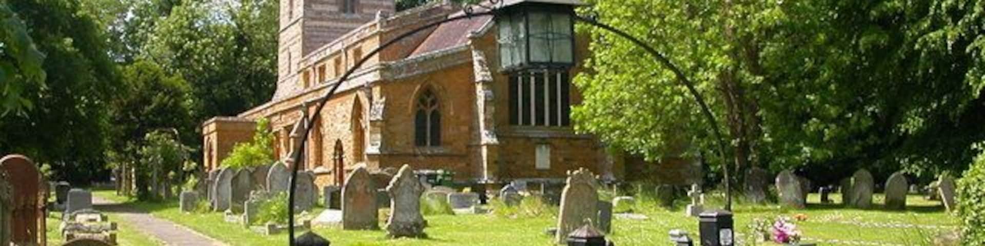 Church of England parish church of St Michael and All Angels, Bugbrooke, Northamptonshire: view from the southeast