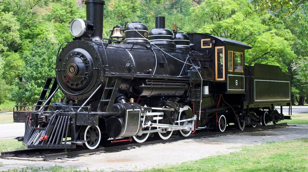 Old Locomotive In Washington State
