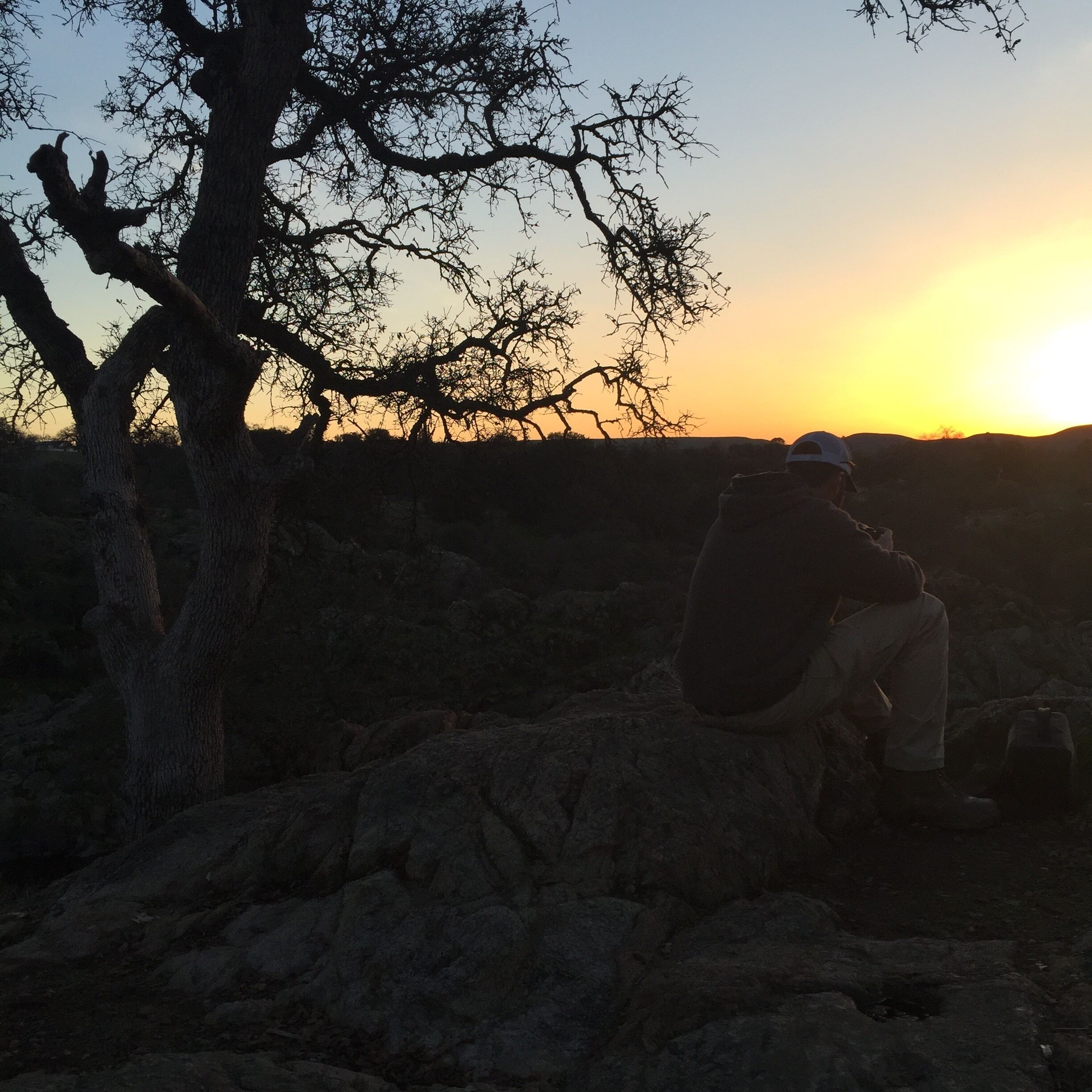 Capturing the sunset. When Knight's Ferry is in your backyard it's hard to stay inside...