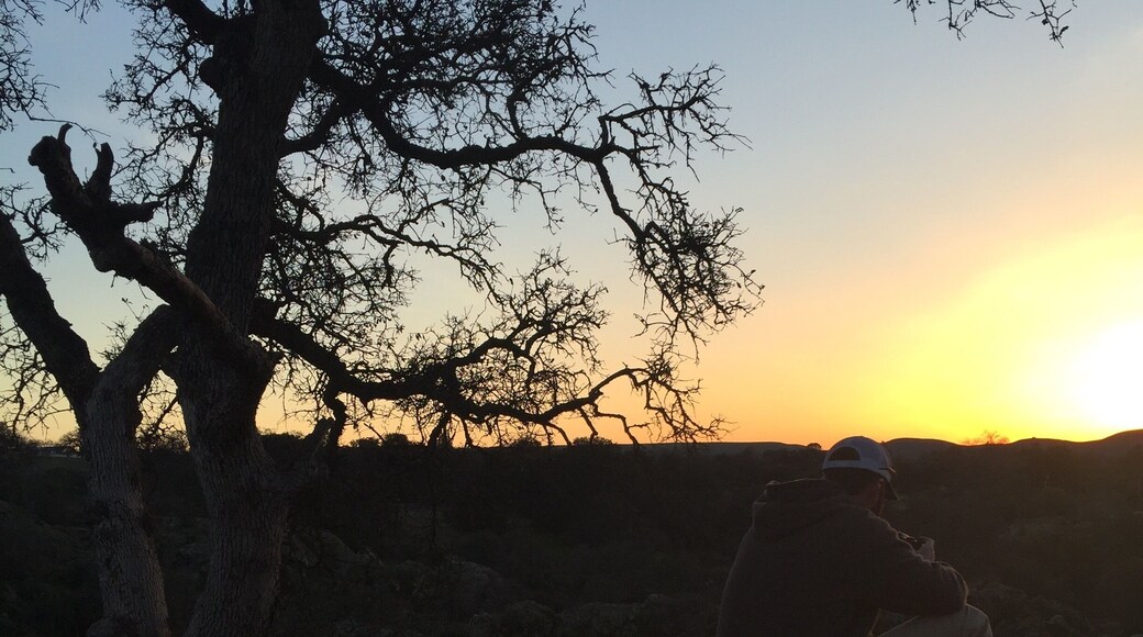 Capturing the sunset. When Knight's Ferry is in your backyard it's hard to stay inside...