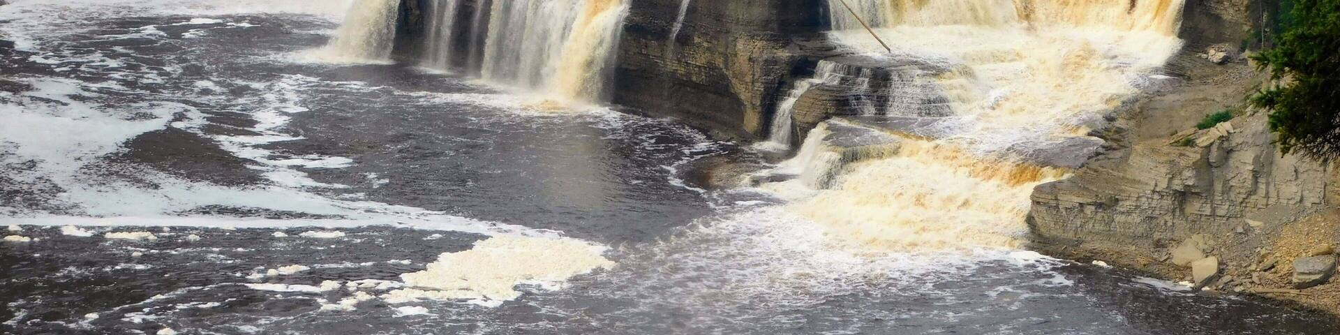 This falls are absolutely gorgeous. And you can hear them throughout the night at the campground, they are the perfect nature sound to lull you to sleep.