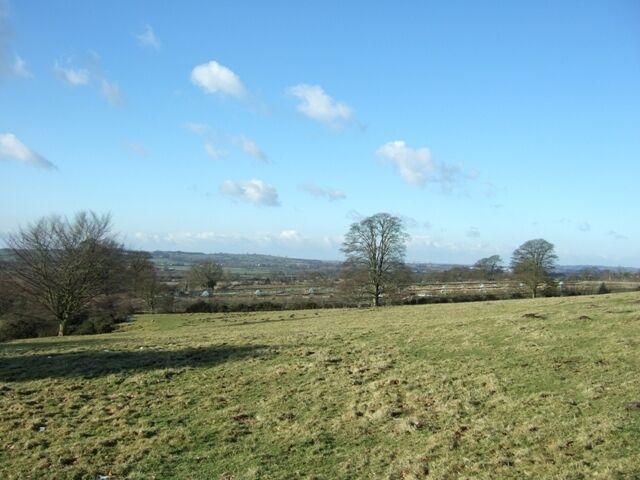 Sandon Park Looking from the edge of the park across the gamekeeper's domain and the Trent valley.