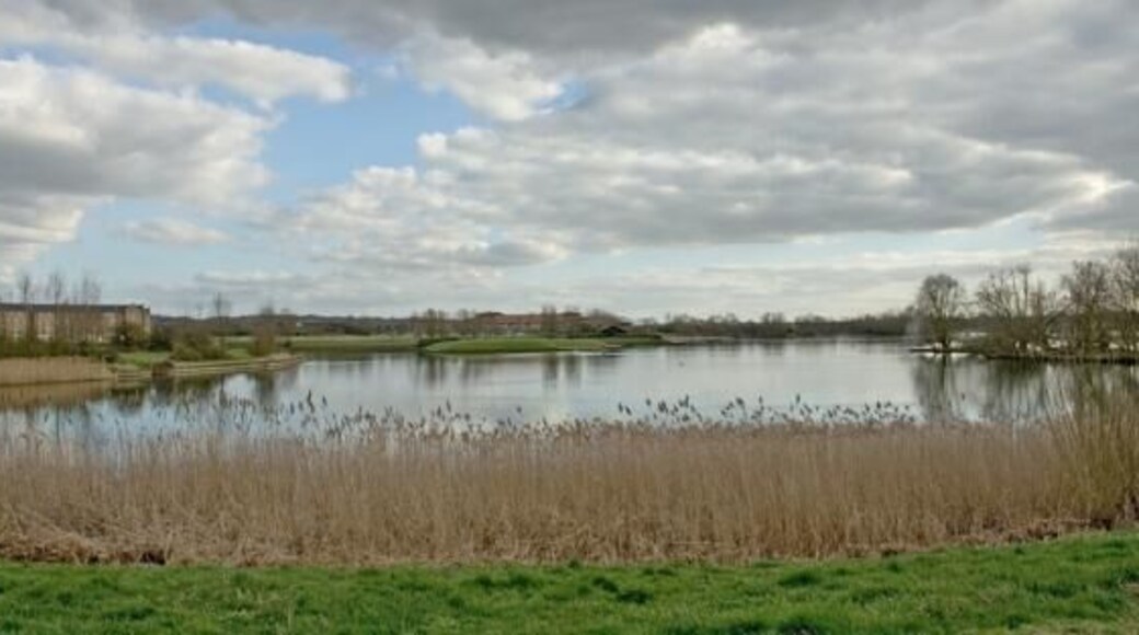 Walton Park, Milton Keynes. Walton Park looking towards Caldecotte from near 'Dog Walk #1' GeoCache.