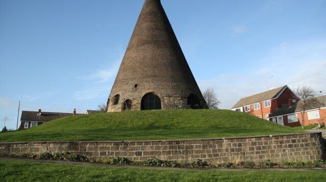 Glassworks cone at Catcliffe, South Yorkshire, England. One of two built in 1740 for William Fenney. The other has not survived. The 70ft-high brick furnace was worked until early in the 20th century. It was used as a prison in the First World War and as a canteen in the 1926 General Strike http://www.treetonweb.co.uk/parish/catcliffeglass.htm