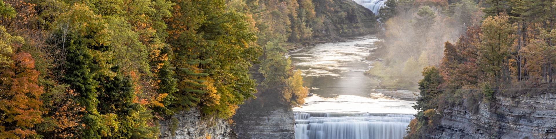 Letchworth Park Misty Middle Falls