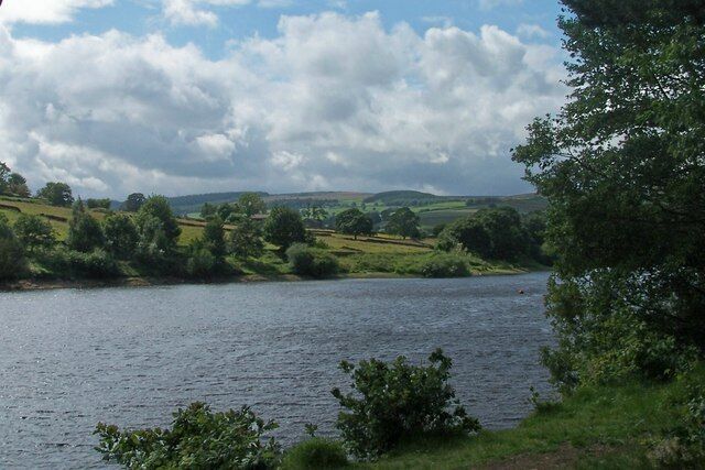 From Damflask to Ughill, near Low Bradfield Ughill Heights is in the background ... Damflask Reservoir in the foreground.
