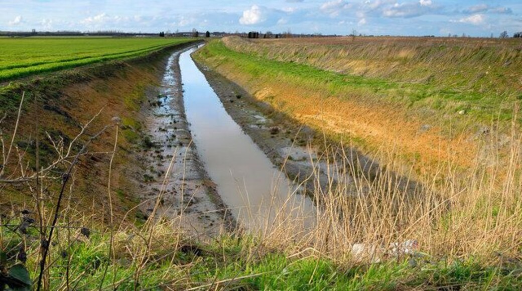 Counter Drain, Peterborough From the bridge over the dyke.