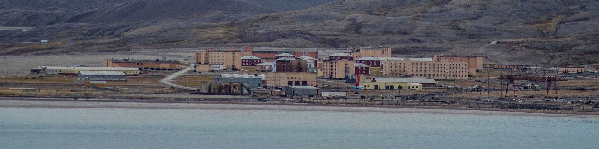 Abandoned Russian town in Svalbard, one of the most northerly settlements on the planet.