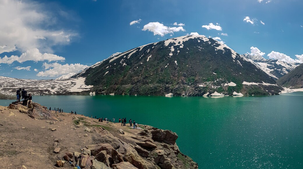 Lulusar Lake, Naran, Pakistan! The word "sar" means "top or peak" in Pashto. Actually Lulusar is the name of the mountains that contain the lake, located at 3,410 m (11,190 ft).