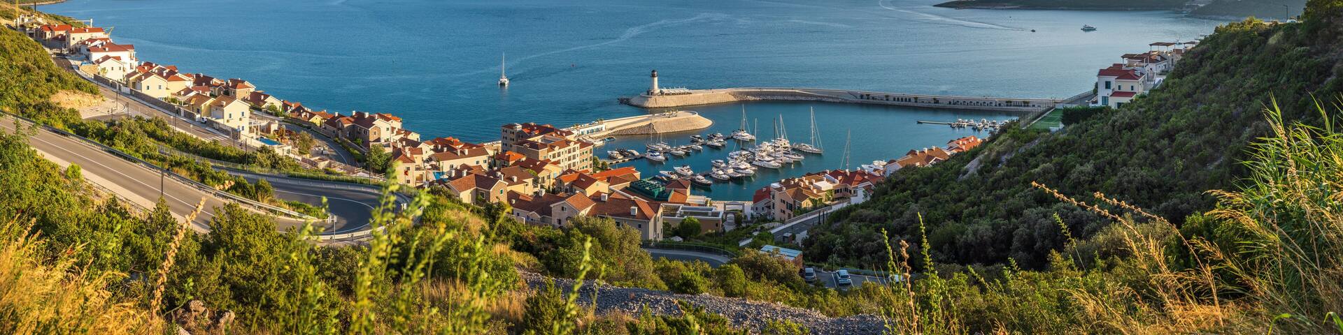 Lustica is a peninsula on the south Adriatic Sea, located at the entrance of the Bay of Kotor in southwestern Montenegro