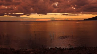 Sunset between rainy bouts over Lake Peten. I'd camp here again ;)
#adventure
#guatemala #overlanding #panamerican #sunset