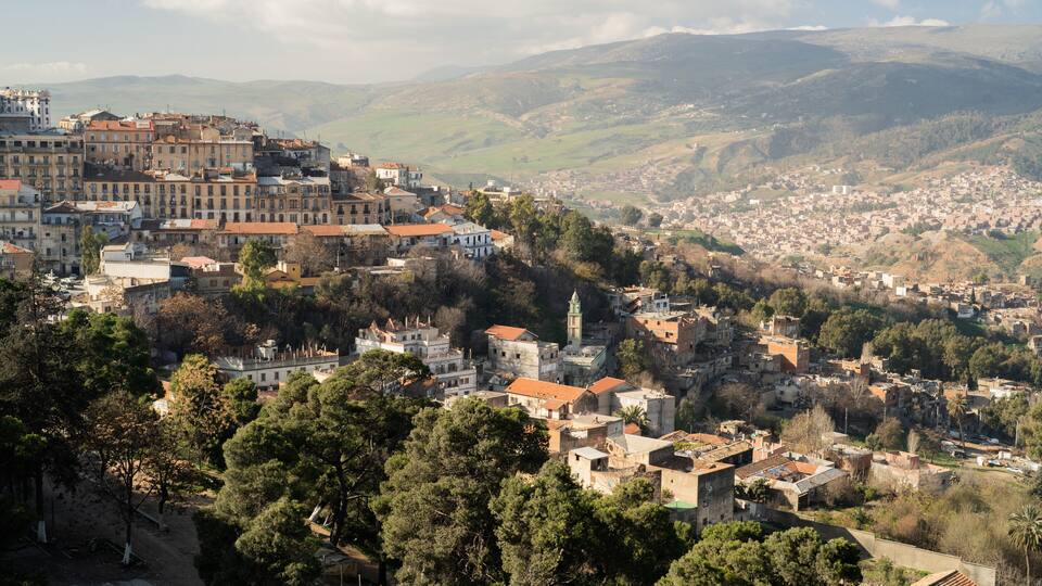 Constantine - the capital of Constantine Province in northeastern Algeria.