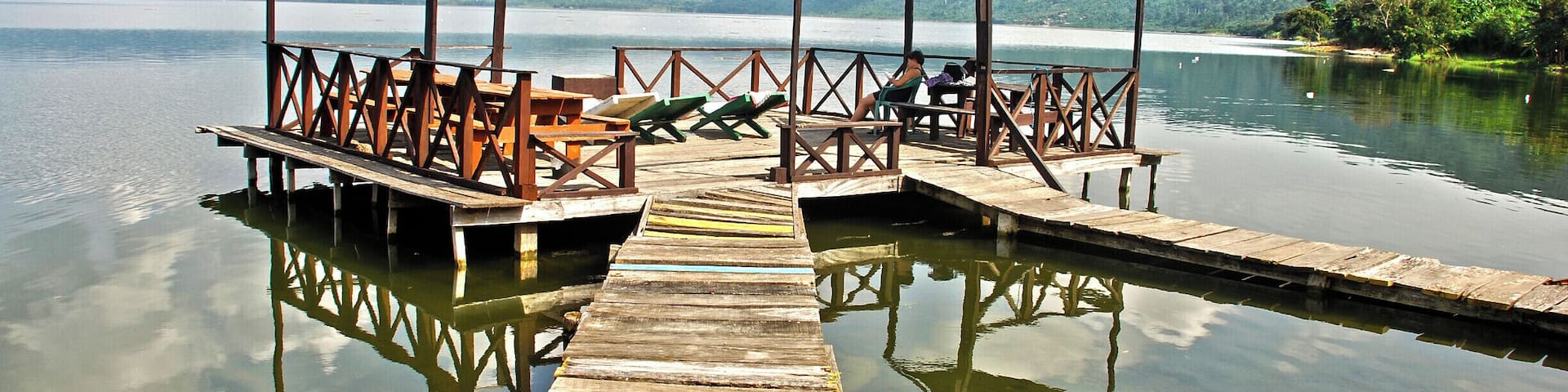 Rainbow Garden Village, a few kilometers west of Abono. An oasis within an oasis.