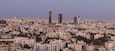 Panoramic shot of the new downtown of Amman city in Jordan