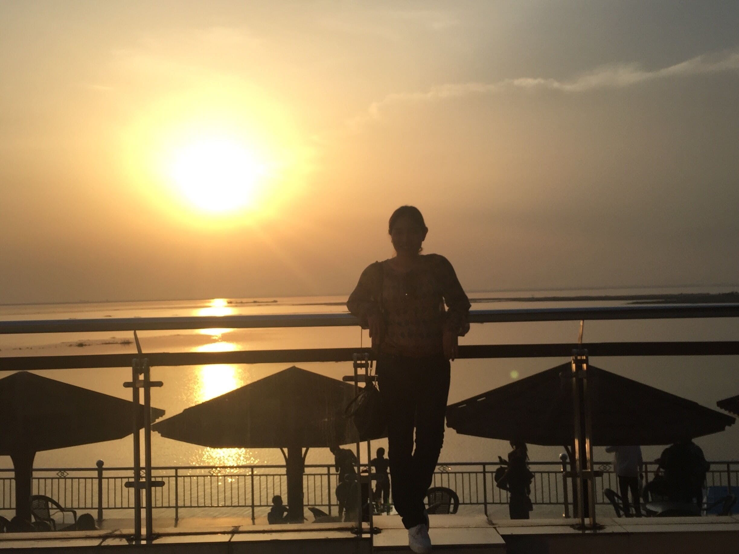 Sunset in Congo River #Safaribeach