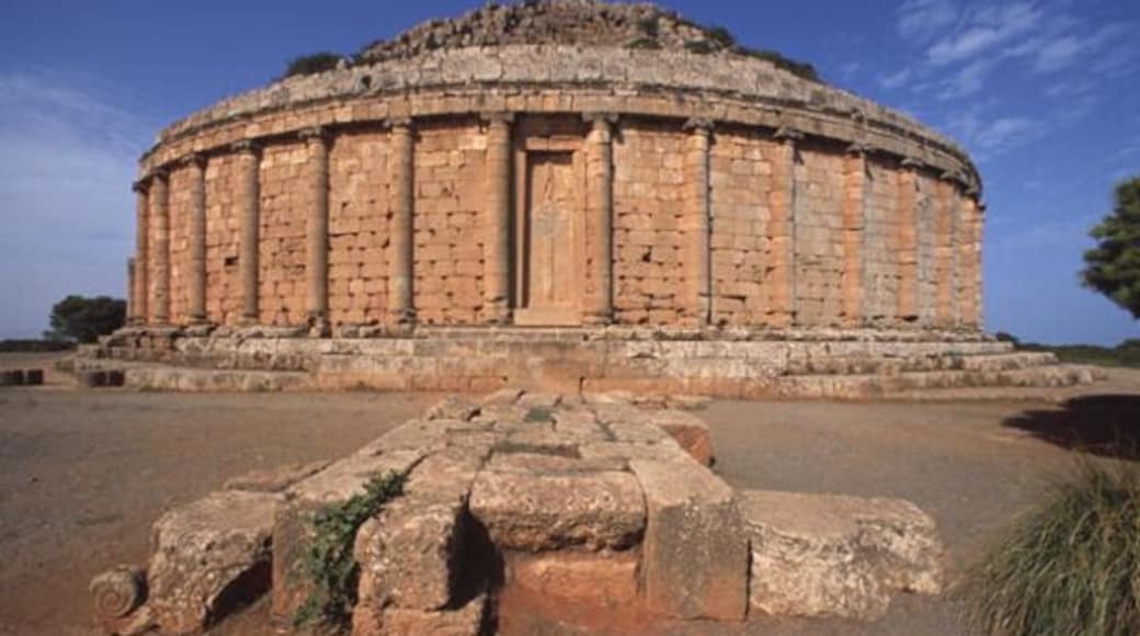 The Royal Mausoleum of Mauretania in Tipaza, Algeria was built in 3 BCE by Juba II of Numidia (c. 50 BCE â c. 25 CE) and his wife CleopatraSelene II (40 BCE â c. 5 BCE). This tomb may have been the final resting place of Juba II and Cleopatra Selene II, although their remains have not been found.