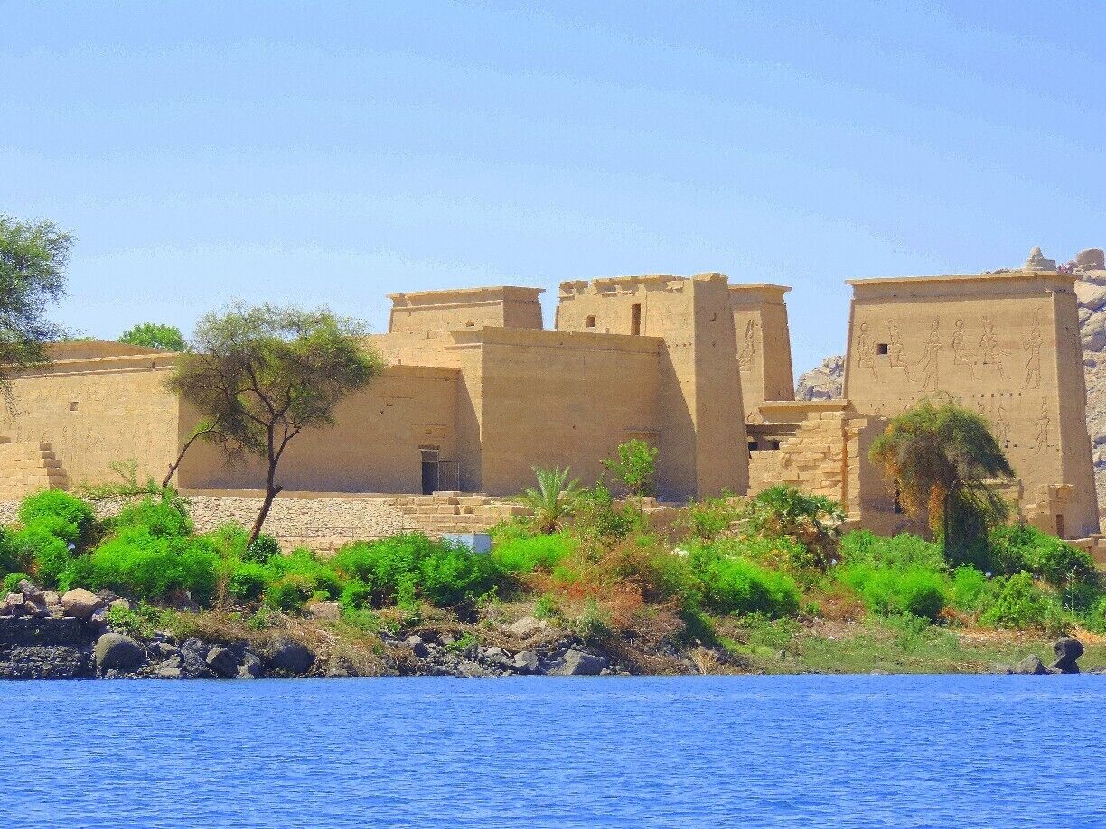 #TroveOn This temple was one of the most beautiful ones seen in Egypt! The vegetation and flowers surrounding it only added to its mystique. 