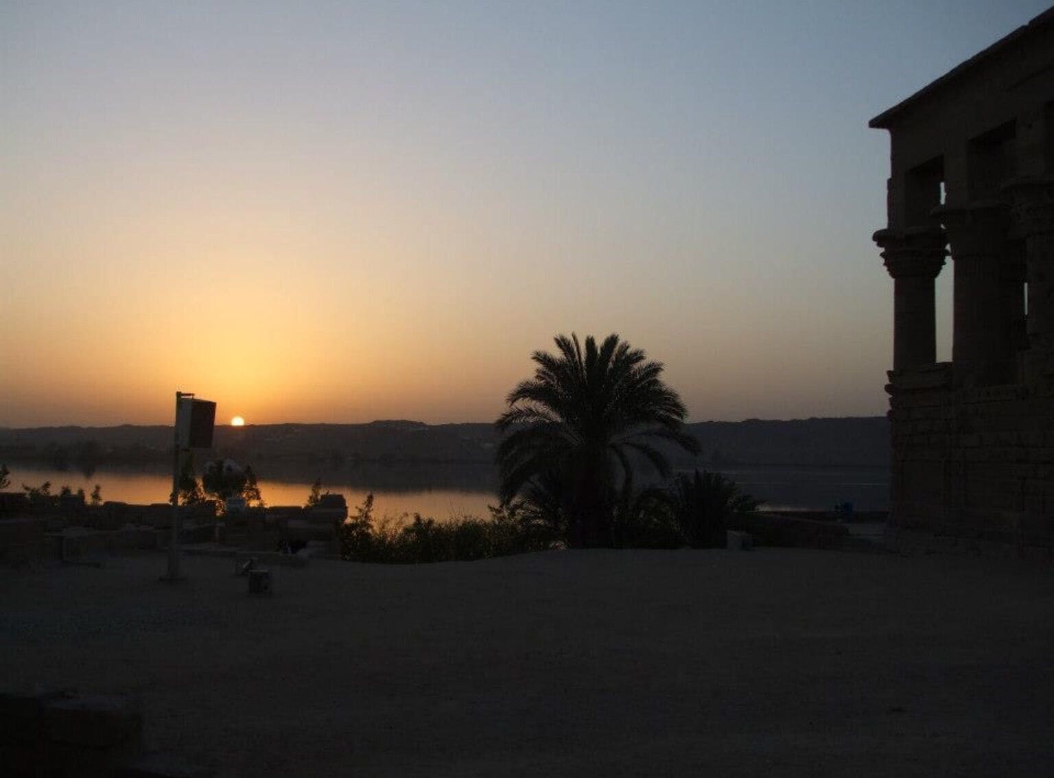 Sunrise at Phillae - Temple of Isis.