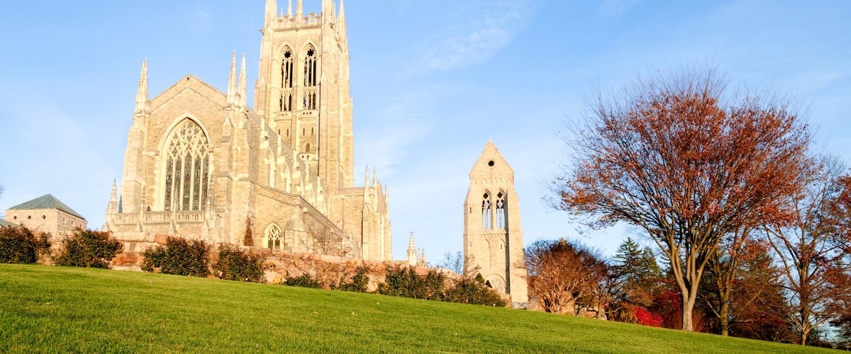 Bryn Athyn Cathedral in Autumn
