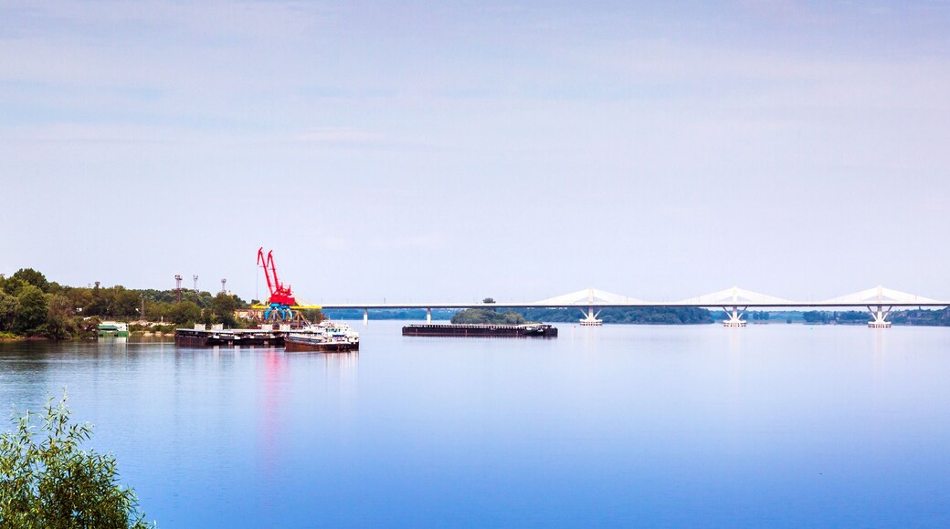 Bridge between Romania to Bulgaria across the Danube River