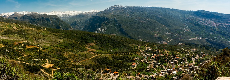 Lebanon mountain panorama