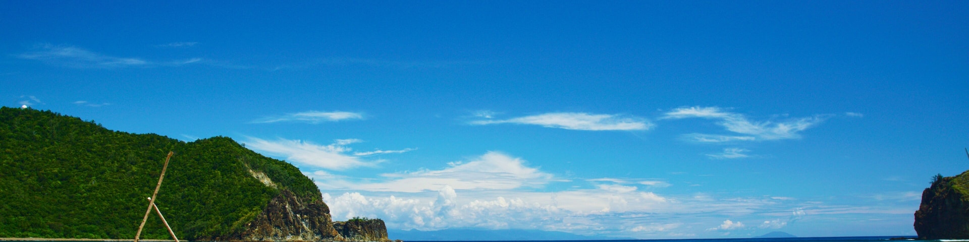 Relaxing and peaceful beach with almost no people around.
